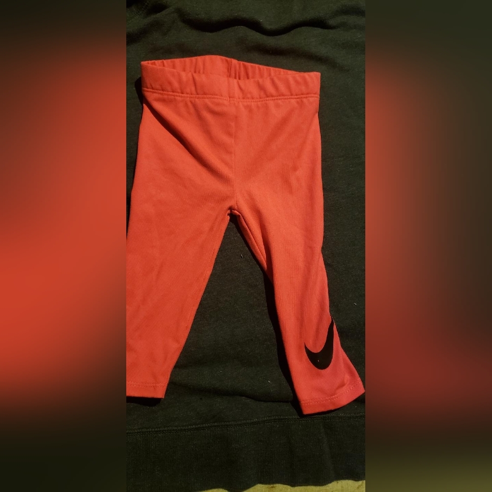 Hot pink Nike 12 month girl leggings